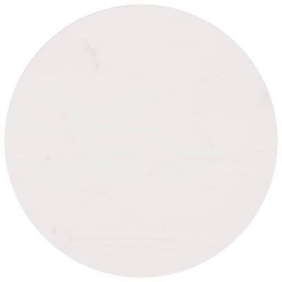 Superficie de mesa madera maciza de pino blanco Ø60x2,5 cm