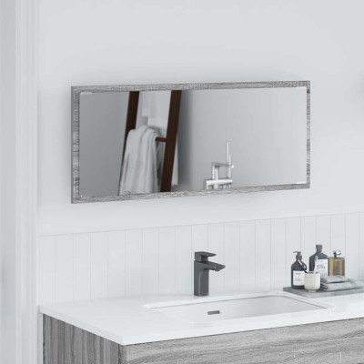 Espejo Gris sonoma 90 x 8.5 x 37 cm Madera contrachapada