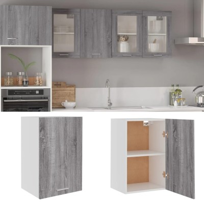 Armario colgante "Lyon" gris Sonoma 39,5x31x60 cm madera de ingeniería