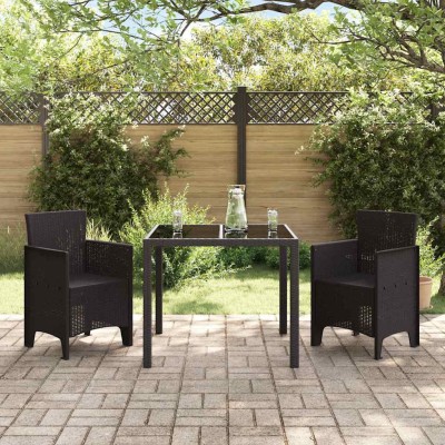 Silla de Jardín 2 pcs Marrón 53 x 49 x 85 cm PP