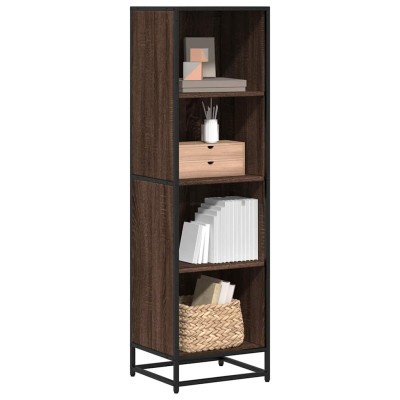 Estantería madera de ingeniería color marrón roble 40x35x139 cm