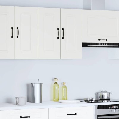 Armario de pared para cocina Kalmar madera de ingeniería blanca