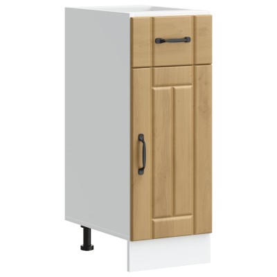 Mueble bajo de cocina Lucca roble artesanal