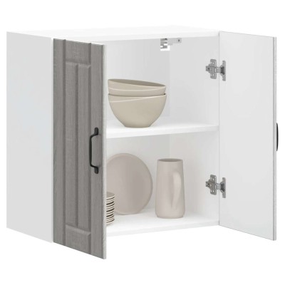 Armario de pared cocina Lucca madera contrachapada gris sonoma