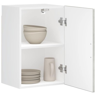 Armario de pared cocina Porto madera ingeniería gris hormigón