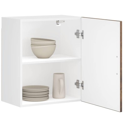 Armario de pared cocina Porto madera ingeniería roble ahumado