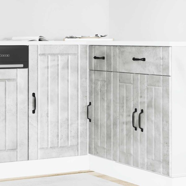Mueble bajo de cocina Lucca madera reconstituida