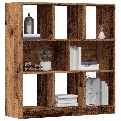 Estantería madera de ingeniería madera envejecida