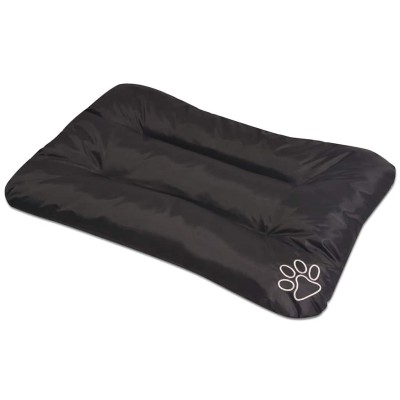 vidaXL Colchón para perro tamaño XL negro