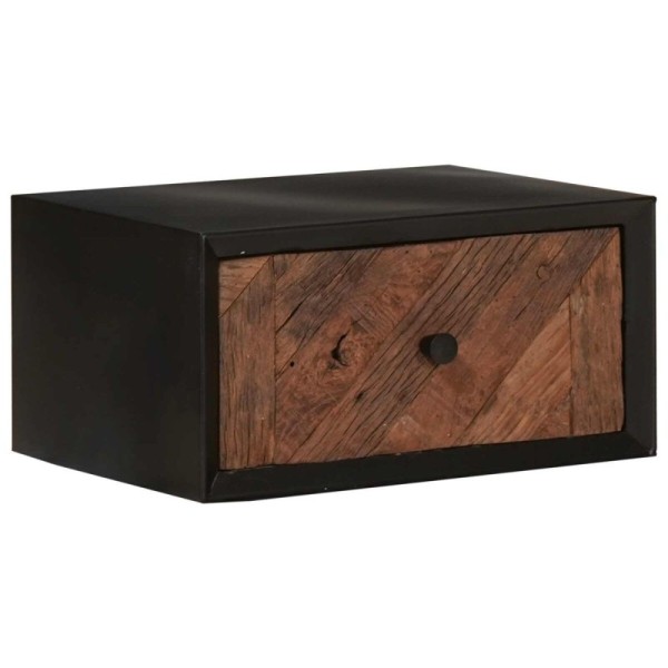 Armario de noche hecho a mano Natural 40 x 30 x 20 cm | TanderMuebles