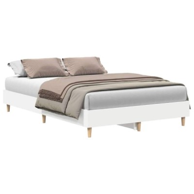 Estructura de cama sin colchón blanca 120x200 cm | TanderMuebles