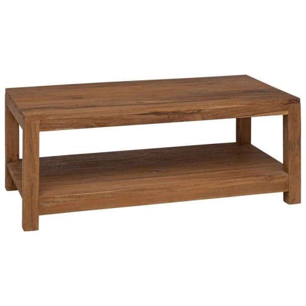 Mesa de centro Natural 100 x 50 x 40 cm Madera de teca  | TanderMuebles