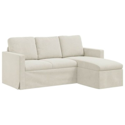 Sofá Crema 178 x 134 x 80 cm Terciopelo | TanderMuebles