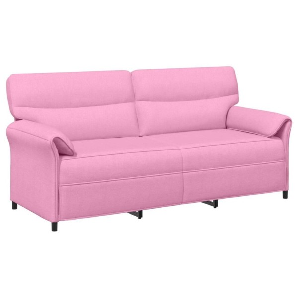 Sofá de 3 plazas 3 plaza Rosa 198 x 83 x 95 cm Tela | TanderMuebles