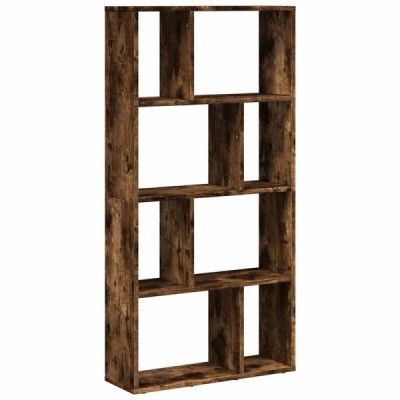 Estantería madera de ingeniería roble ahumado 60x20x120 | TanderMuebles