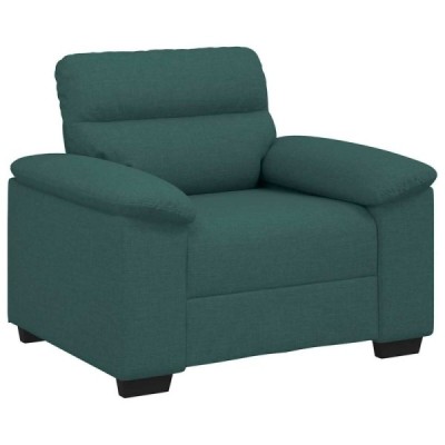 Sillón sofá verde oscuro 100x81x84 cm Tela | TanderMuebles