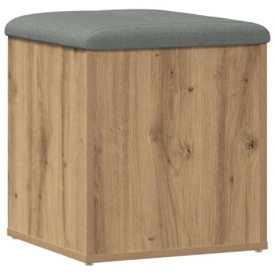 Banco almacenaje madera ingeniería roble artesanal 42x4 | TanderMuebles
