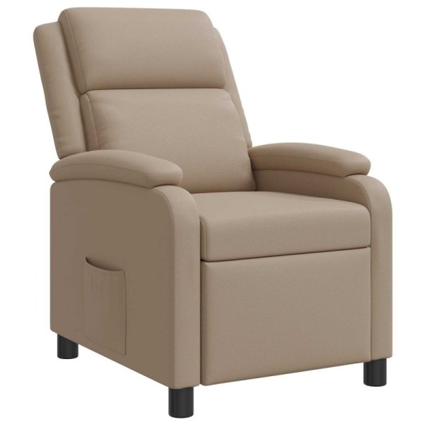 Recliner Capuchino Cuero sintético | TanderMuebles