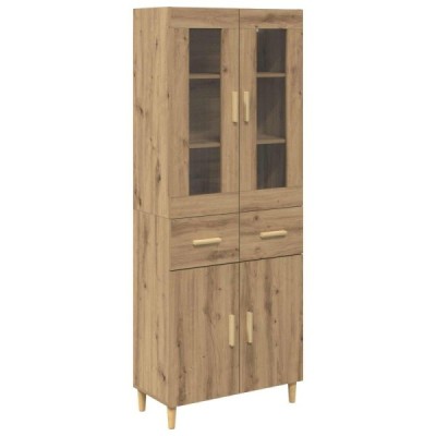Aparador alto Roble artisan 69,5 x 34 x 180 cm - Ref. 3 | TanderMuebles