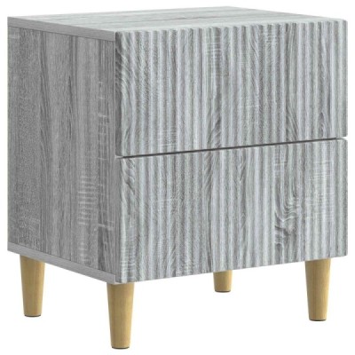 Armario de Noche Gris Sonoma 43 x 34,5 x 48 cm | TanderMuebles