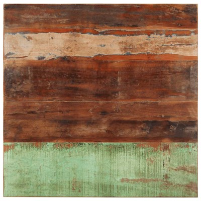 Tablero mesa cuadrada madera reciclada maciza 80x80 cm 15-16 mm