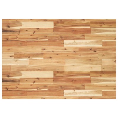 Tablero escritorio madera maciza acacia sin tratar 100x70x2 cm