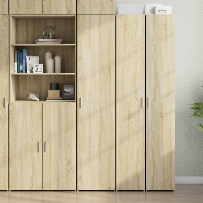 Aparador de madera de ingeniería roble Sonoma 40x42,5x185 cm