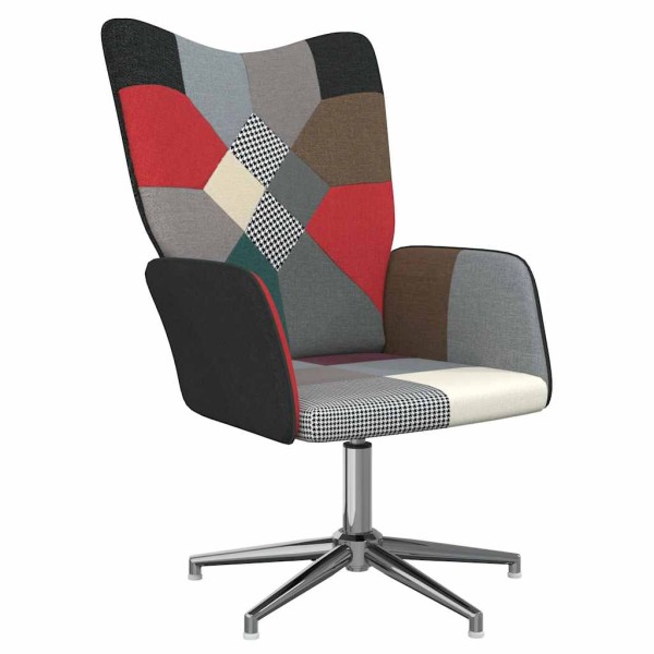 Silla de relax de tela patchwork