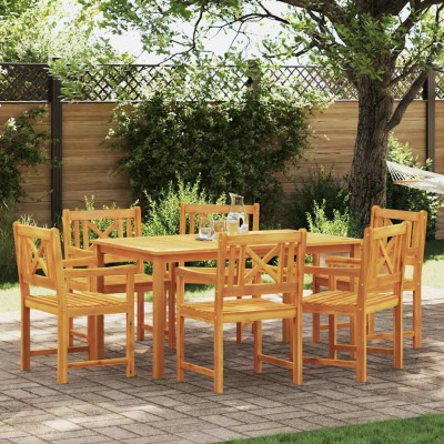 Silla de Jardín 6 pcs Marrón 56 x 56 x 90 cm