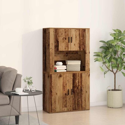 Aparador Madera vieja 80 x 33 x 150 cm Madera contrachapada