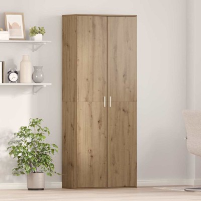 Highboard Roble artisan 70 x 35 x 180 cm Madera contrachapada
