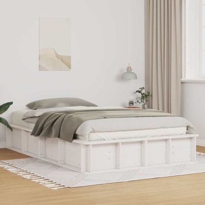 Estructura de cama Blanco 120 x 200 cm Madera