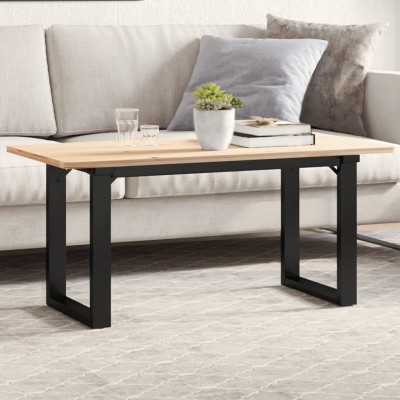Patas de mesa de centro estructura O acero 80x40x43 cm