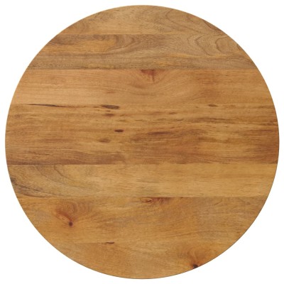 Tablero de mesa redondo madera maciza de mango Ø 70x3,8 cm