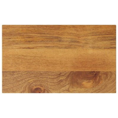 Tablero de mesa rectangular madera maciza mango 60x30x3,8 cm
