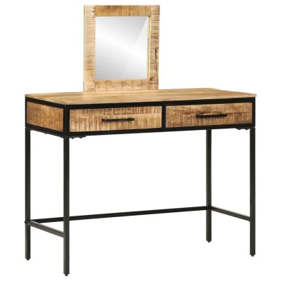 Mesa de tocador Marrón 100 x 40 x 120 cm Madera maciza de Mango
