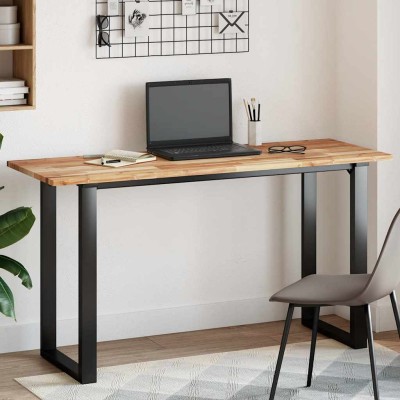 Tablero de mesa rectangular madera maciza acacia 160x50x2 cm