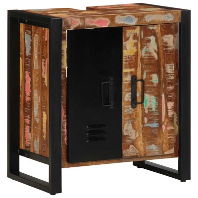 Armario de Baño Marrón 55 x 35 x 60 cm Madera maciza recuperada