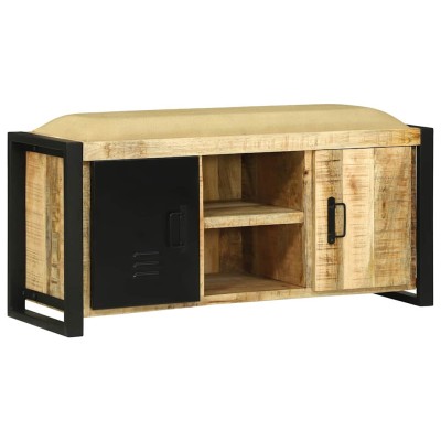 Banco Marrón 100 x 35 x 50 cm Madera maciza de Mango