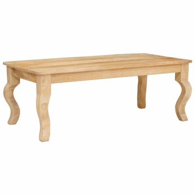 Mesa de Café Marrón 100 x 55 x 40 cm madera maciza de mango