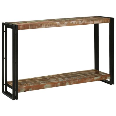 Mesa Consola 120 x 33 x 75 cm madera maciza reciclada