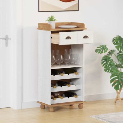 Armario para Vinos ASKIM Blanco 57 x 37 x 114 cm