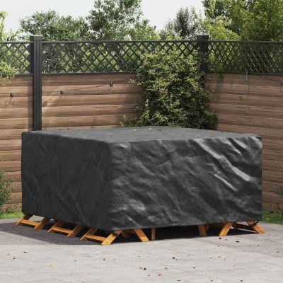 Funda para muebles de exterior Negro 180 x 190 x 85 cm 600D