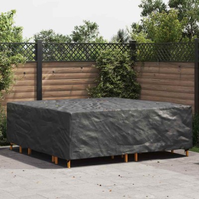 Funda para muebles de exterior Negro 220 x 220 x 70 cm 600D