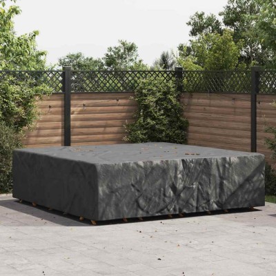 Funda para muebles de exterior Negro 260 x 260 x 90 cm 600D