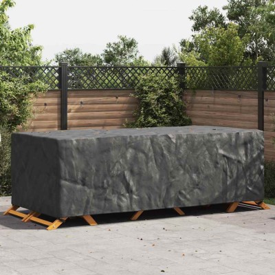 Funda para muebles de exterior Negro 300 x 140 x 90 cm 210D