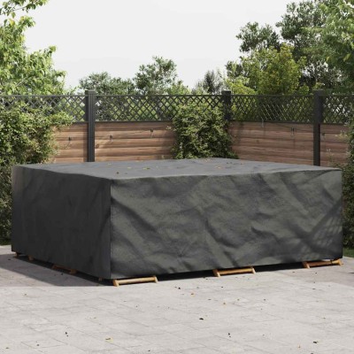 Funda para muebles de exterior Negro 300 x 250 x 70 cm 210D