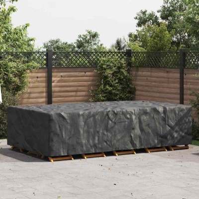 Funda para muebles de exterior Negro 305 x 190 x 85 cm 600D