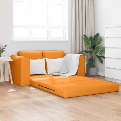 Sofá cama Amarillo oscuro 148 x 71 x 83 cm tela