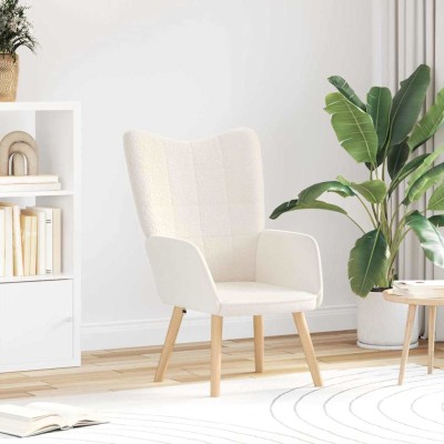 Silla Relax Crema 62 x 67 x 95.5 cm tela